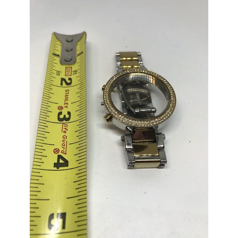 Authentic Michael Kors Watch Case Bracelet Links Good Rose Gold 20/18mm T145